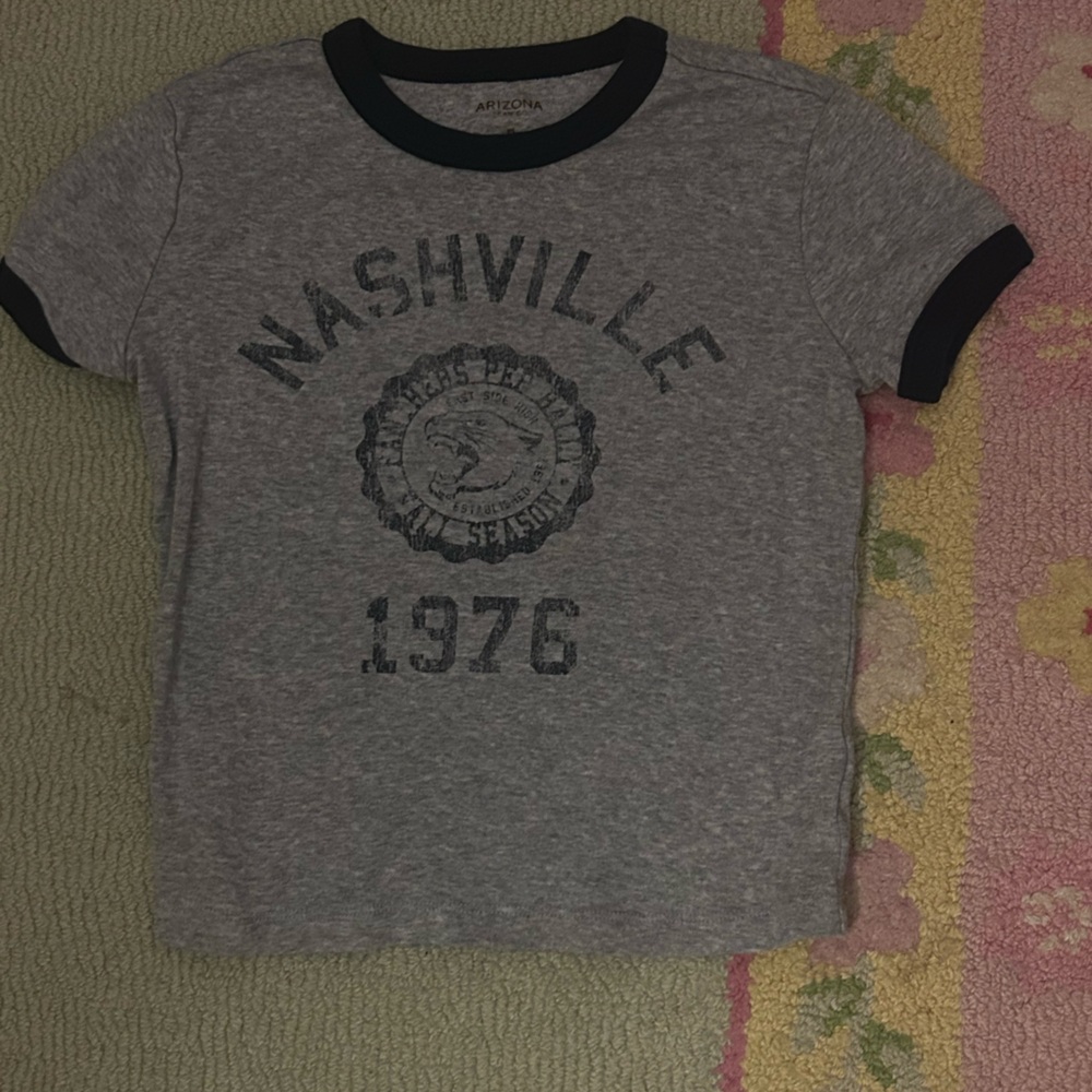 Gray Nashville Graphic T-Shirt